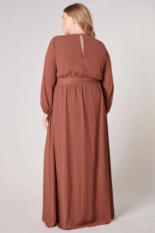 Long Sleeve Maxi Dress (XS-3X) sold by Valencia Boutique product image thumbnail 5