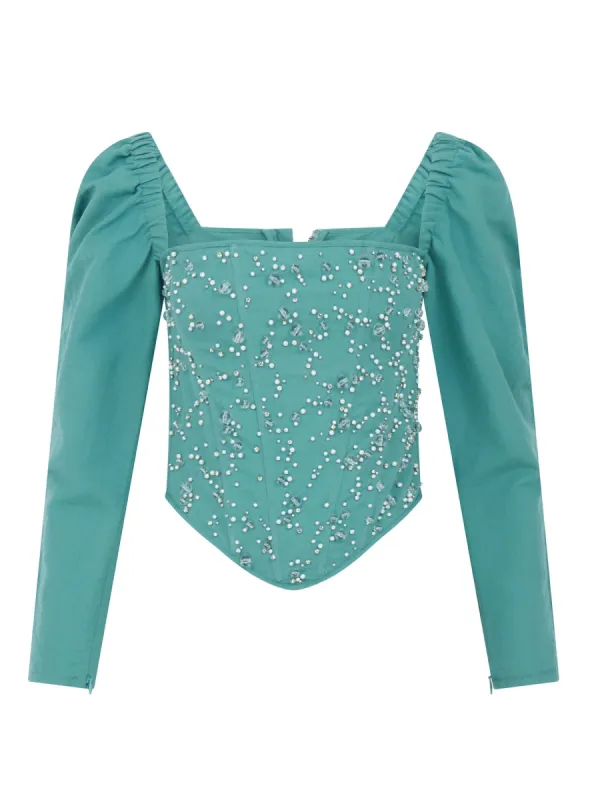 Bubble Long Sleeve Corset sold by Clio Peppiatt