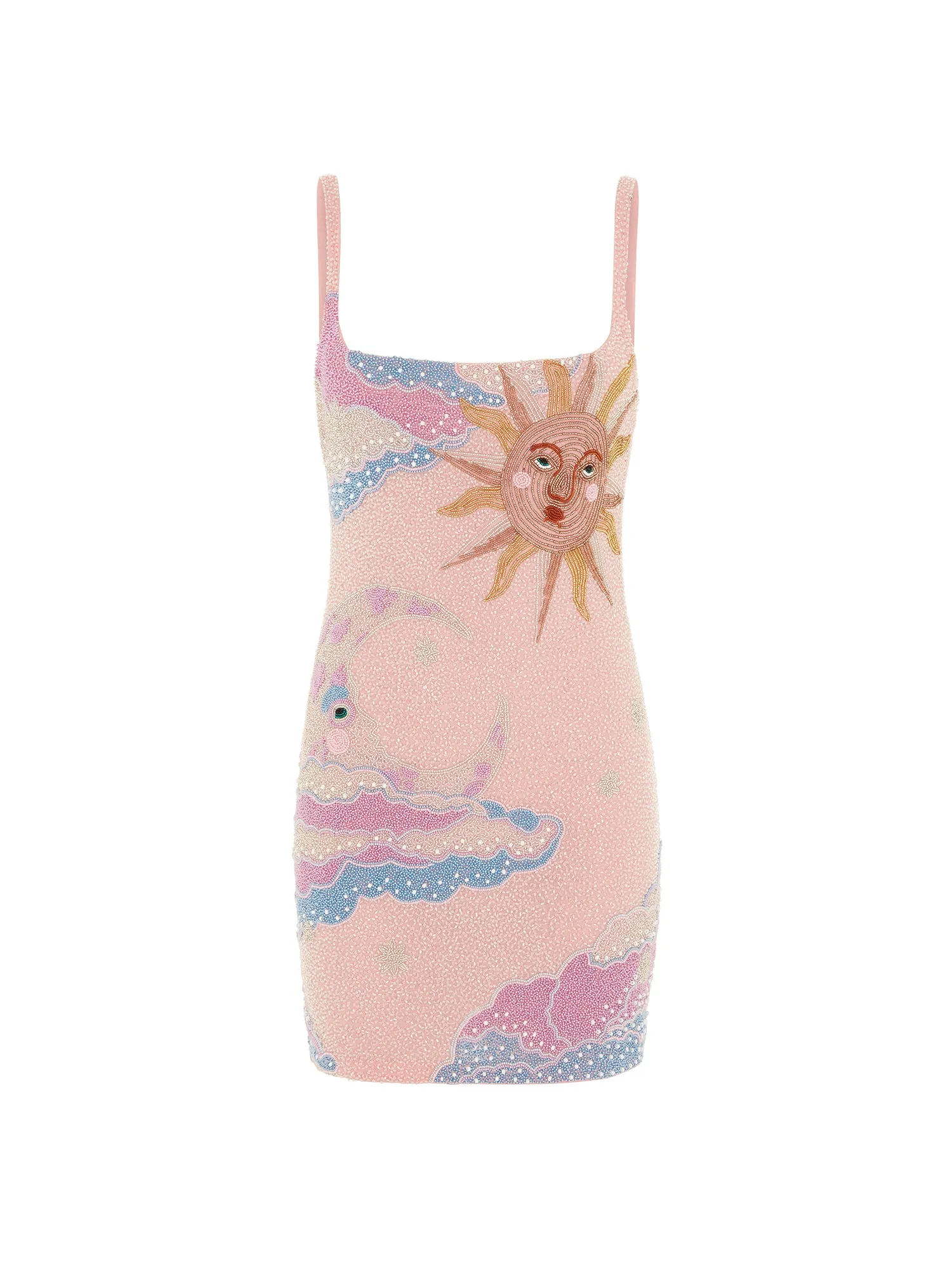 attico beaded dress Island Mini Dress