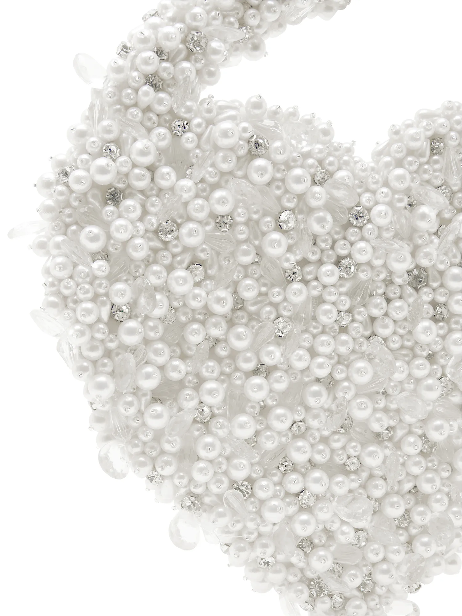 Bridal Heart Crystal Pearl Bag sold by Clio Peppiatt product image thumbnail 4