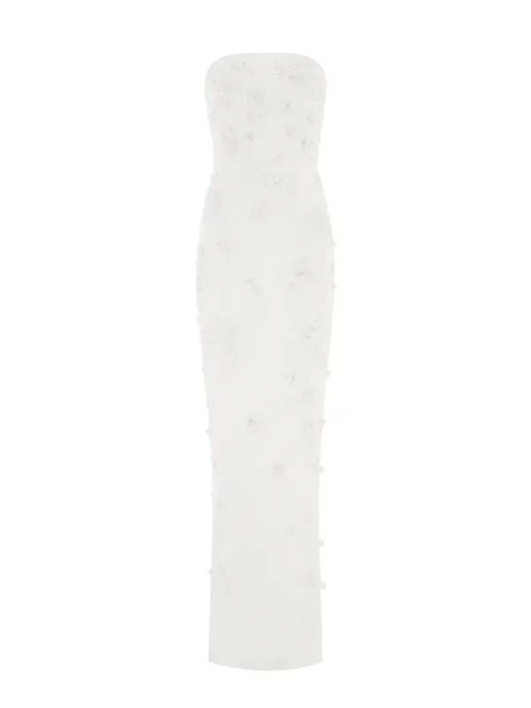 Scatter Floral Column Dress made by Clio Peppiatt