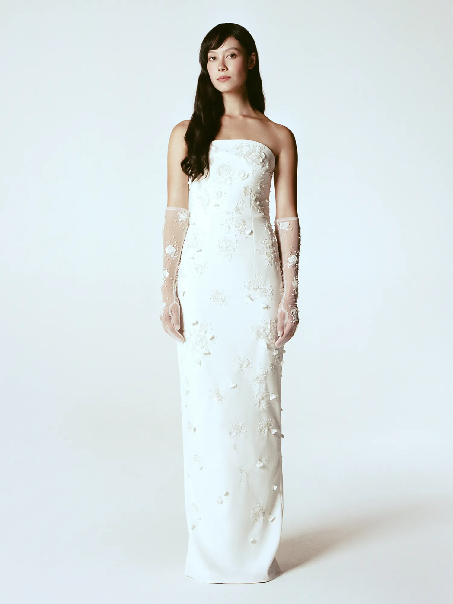 Scatter Floral Column Dress sold by Clio Peppiatt product image thumbnail 2