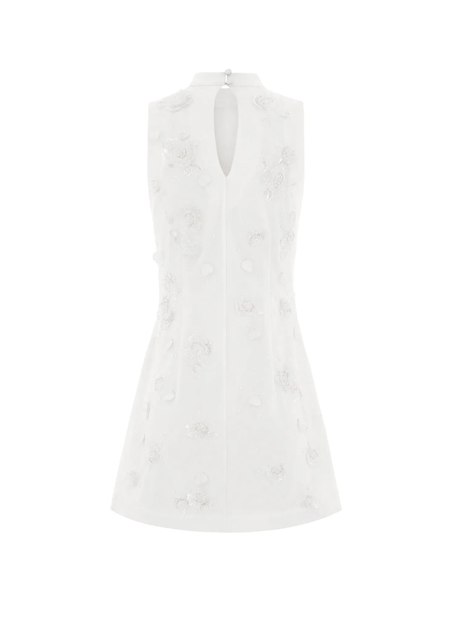 Scatter Floral Shift Dress sold by Clio Peppiatt product image thumbnail 4