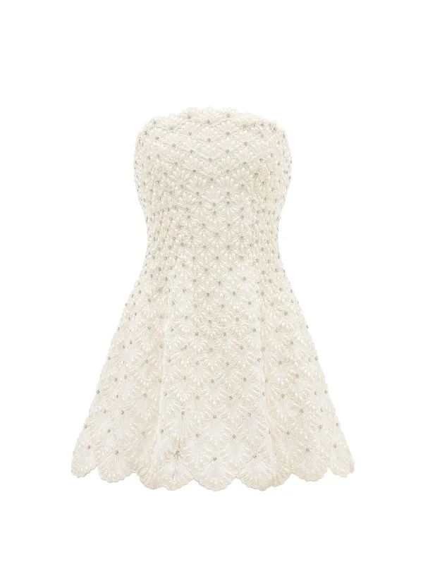 Scallop Mini Dress sold by Clio Peppiatt