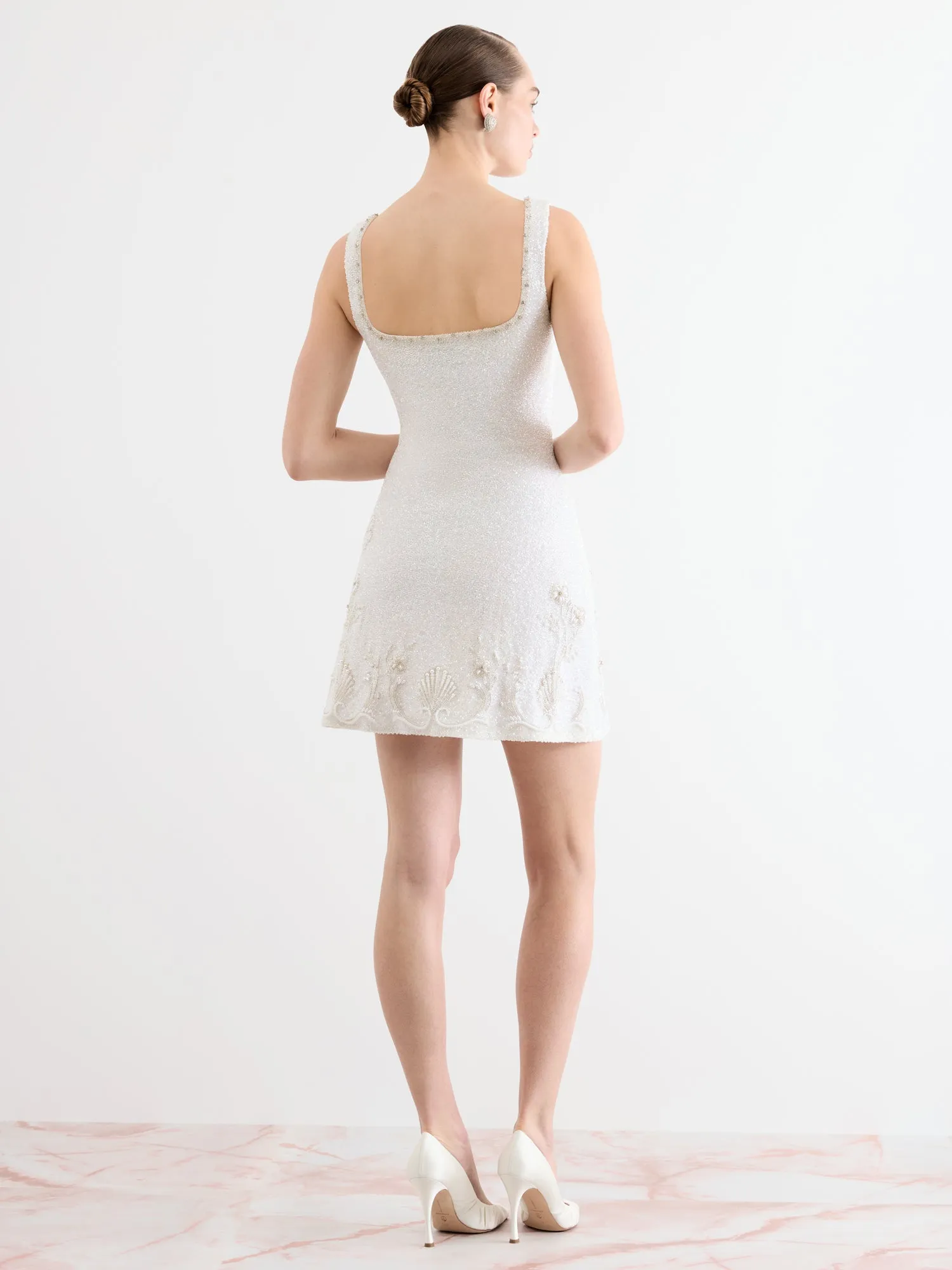 Snowdrop Mini Dress sold by Clio Peppiatt product image thumbnail 5