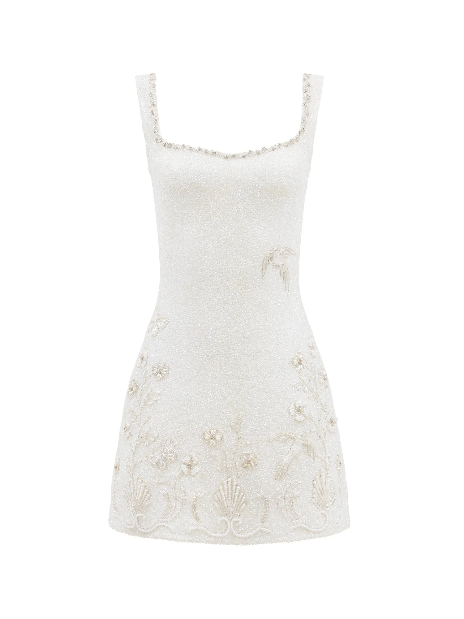 Snowdrop Mini Dress sold by Clio Peppiatt