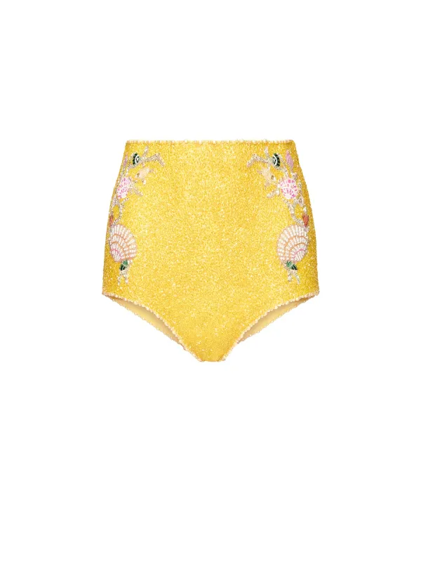 Marina Shorts Lemon sold by Clio Peppiatt