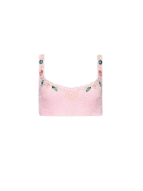 Marina Top Pink sold by Clio Peppiatt