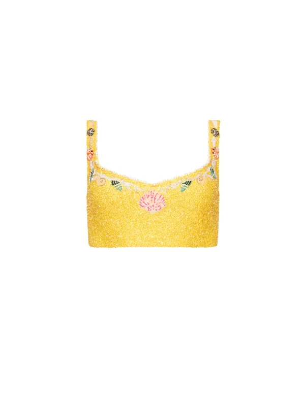 Marina Top Lemon sold by Clio Peppiatt