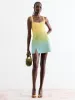Gradient Mini Dress Tropical sold by Clio Peppiatt