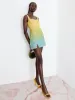Gradient Mini Dress Tropical sold by Clio Peppiatt