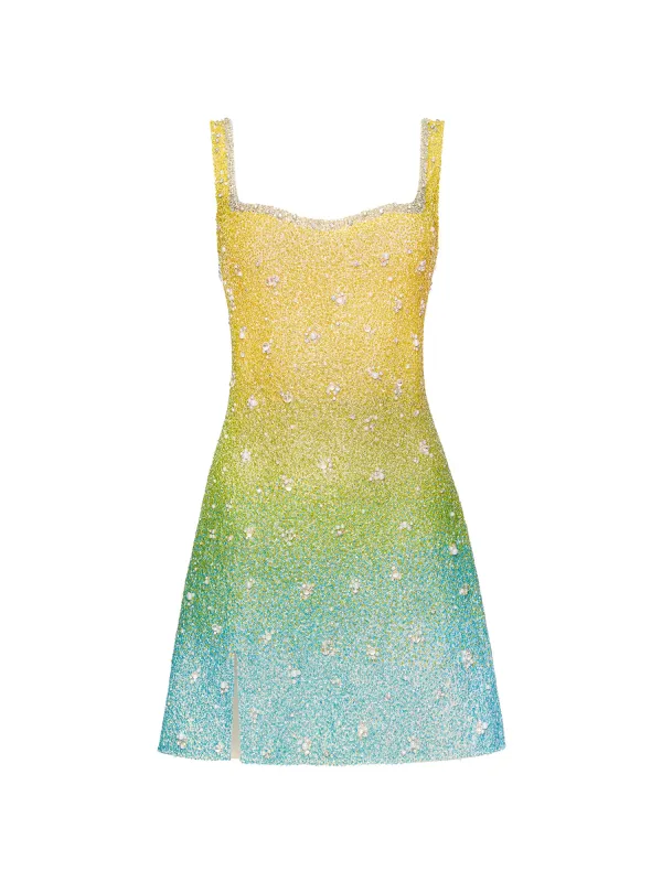 Gradient Mini Dress Tropical sold by Clio Peppiatt