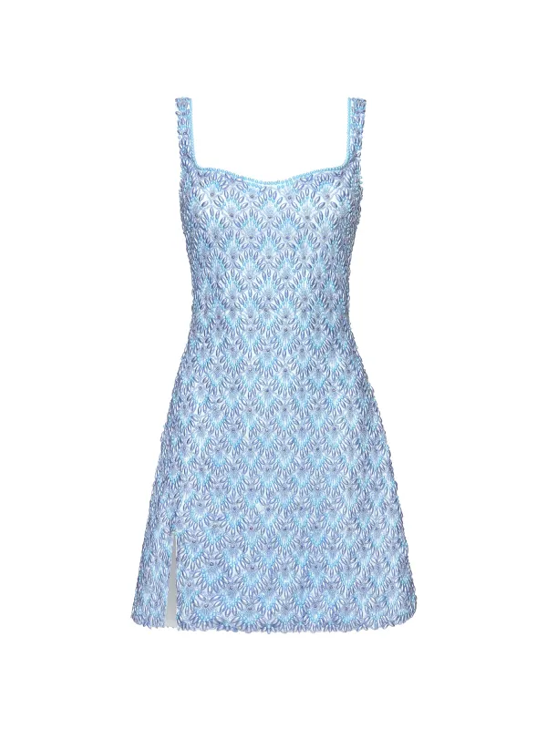 Ariel Mini Dress Azure sold by Clio Peppiatt
