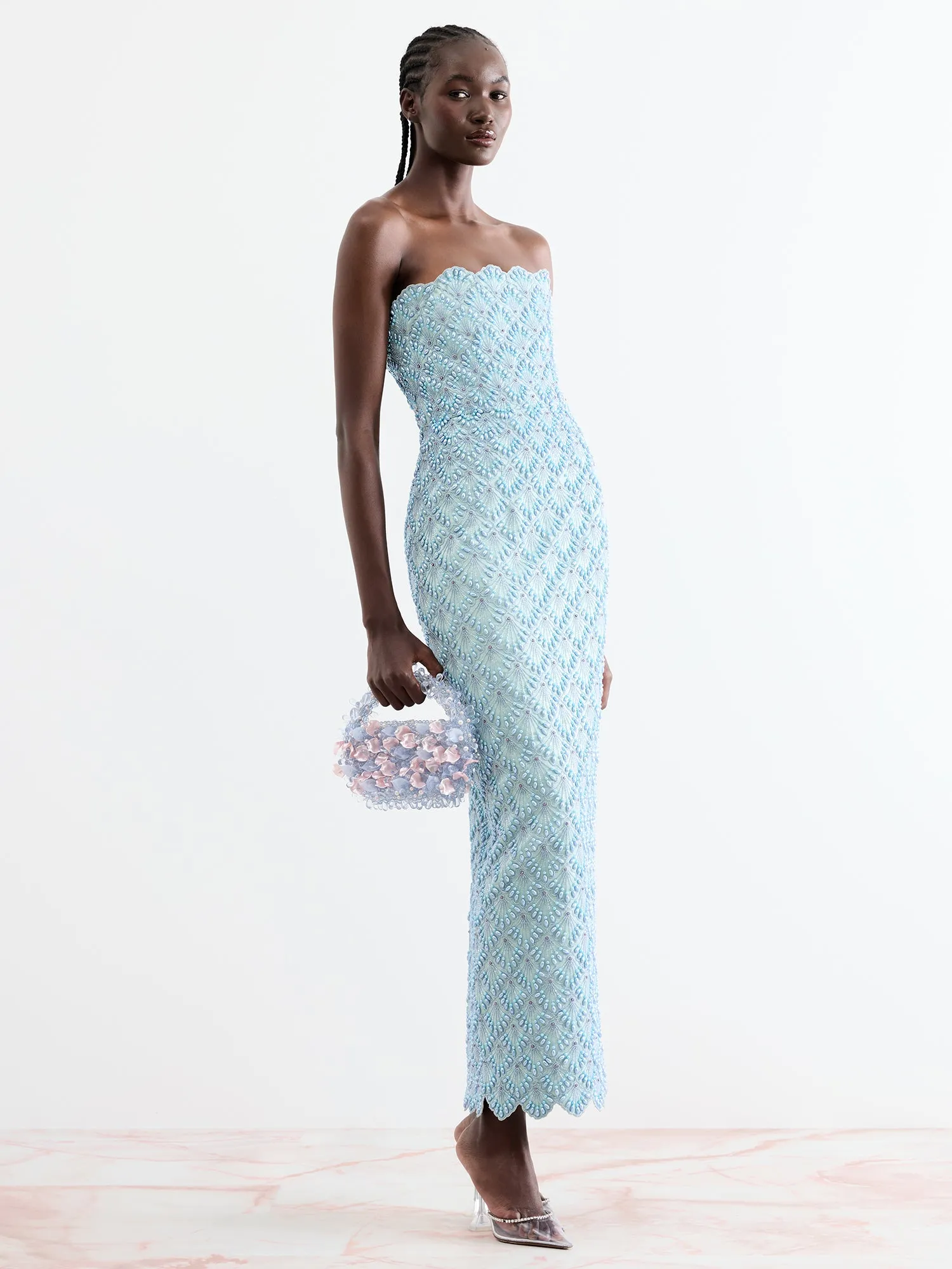 Ariel Column Dress sold by Clio Peppiatt product image thumbnail 2