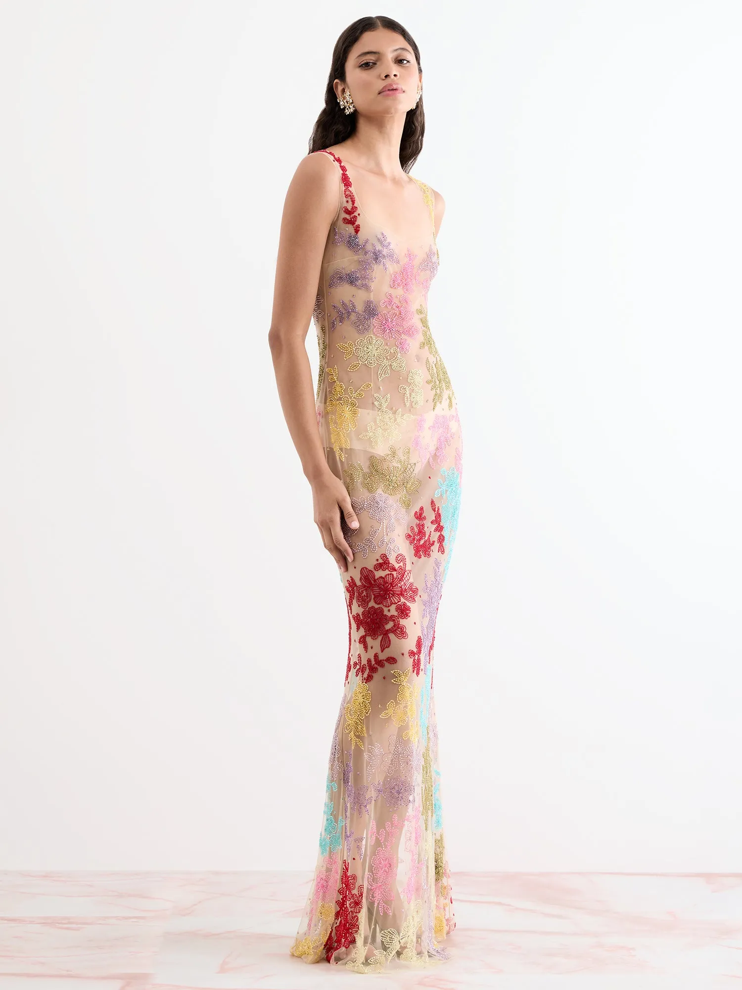 Rainbow Cora Dress sold by Clio Peppiatt product image thumbnail 2