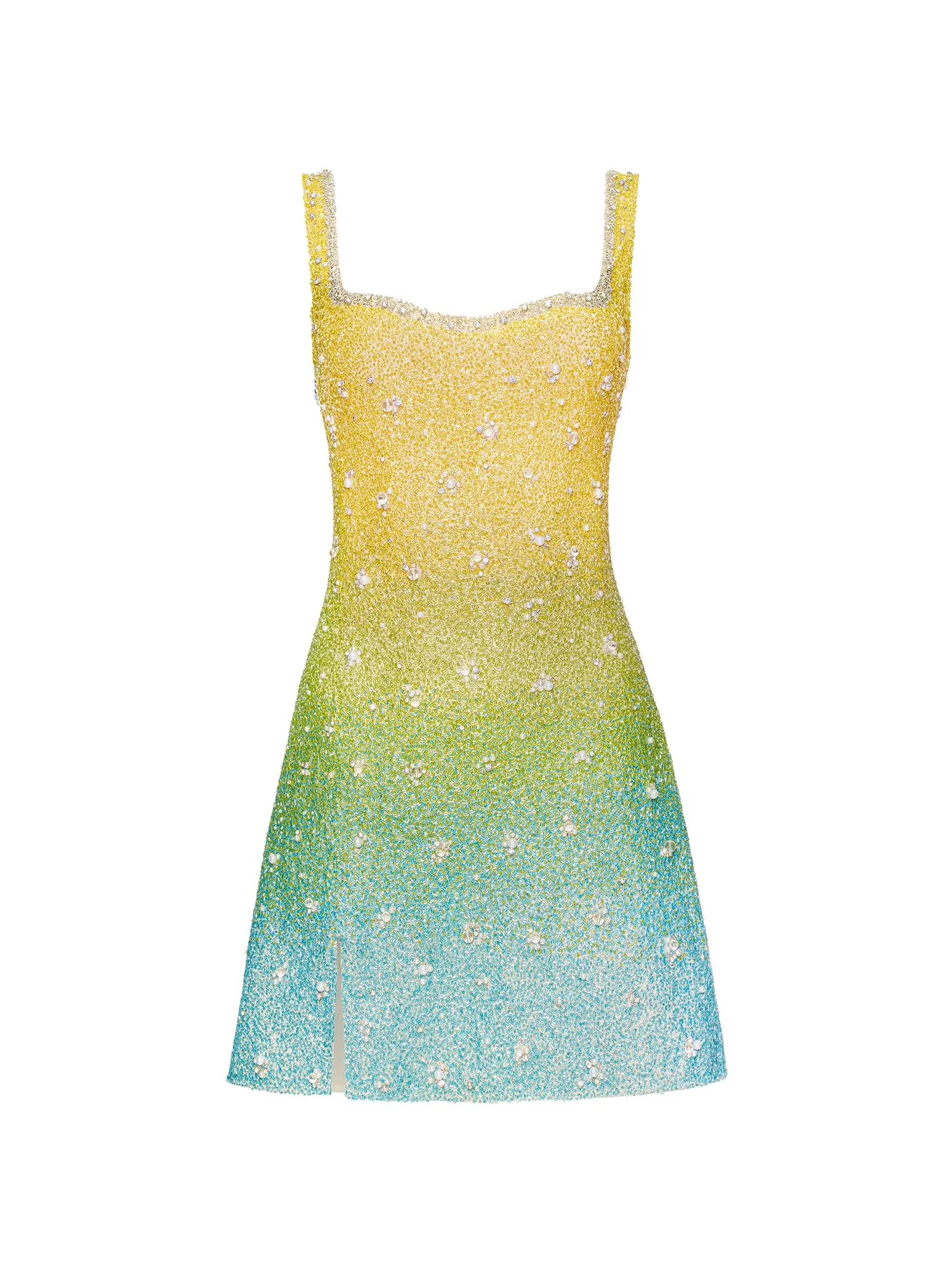 Tropical Gradient Mini Dress sold by Clio Peppiatt