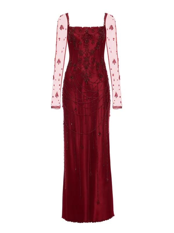 Chandelier Sheer Dress made by Clio Peppiatt