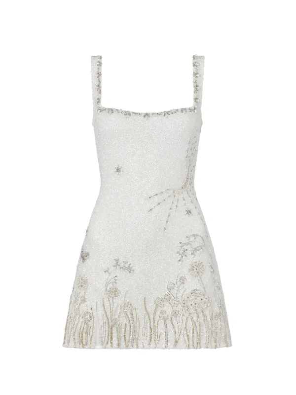 Wildflower Mini Dress made by Clio Peppiatt
