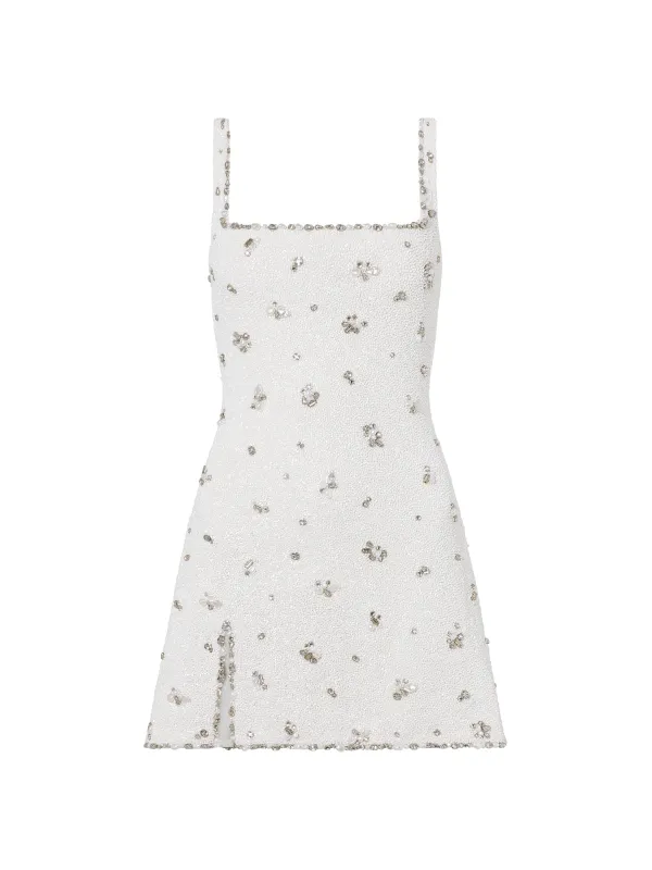 Diamond Mini Dress made by Clio Peppiatt