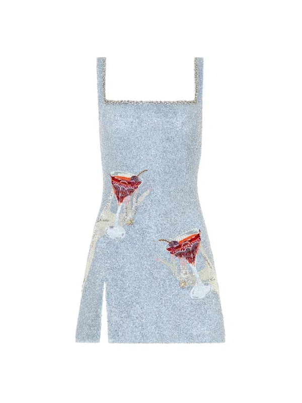 Manhattan Mini Dress made by Clio Peppiatt