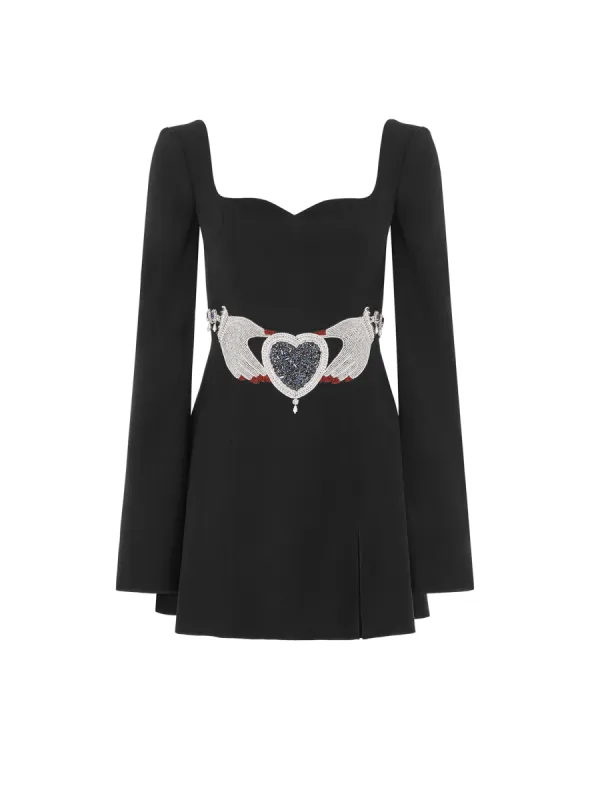 Sapphire Dress made by Clio Peppiatt