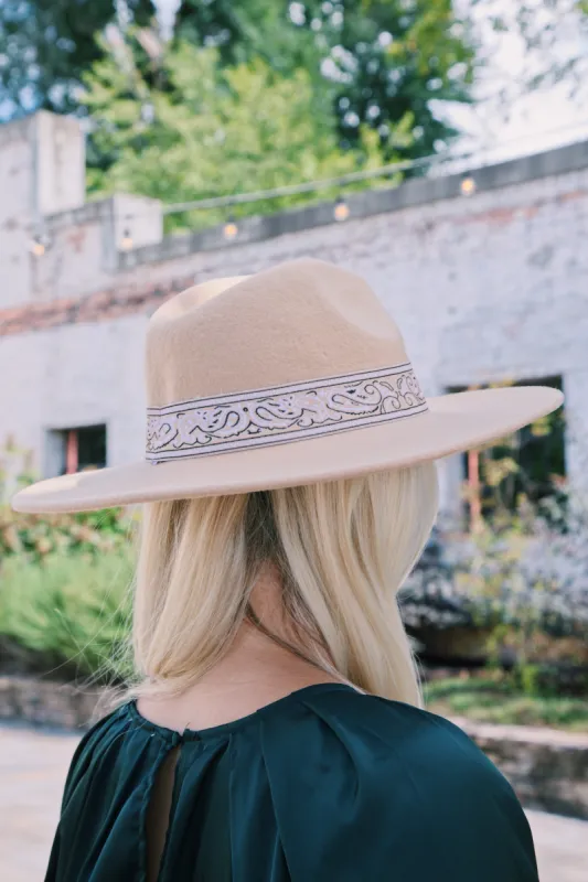 Indy Wool Hat, Beige sold by North & Main Clothing Company