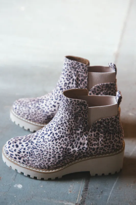 Rielle Lug Wedge Bootie, Leopard | DV by Dolce Vita sold by North & Main Clothing Company