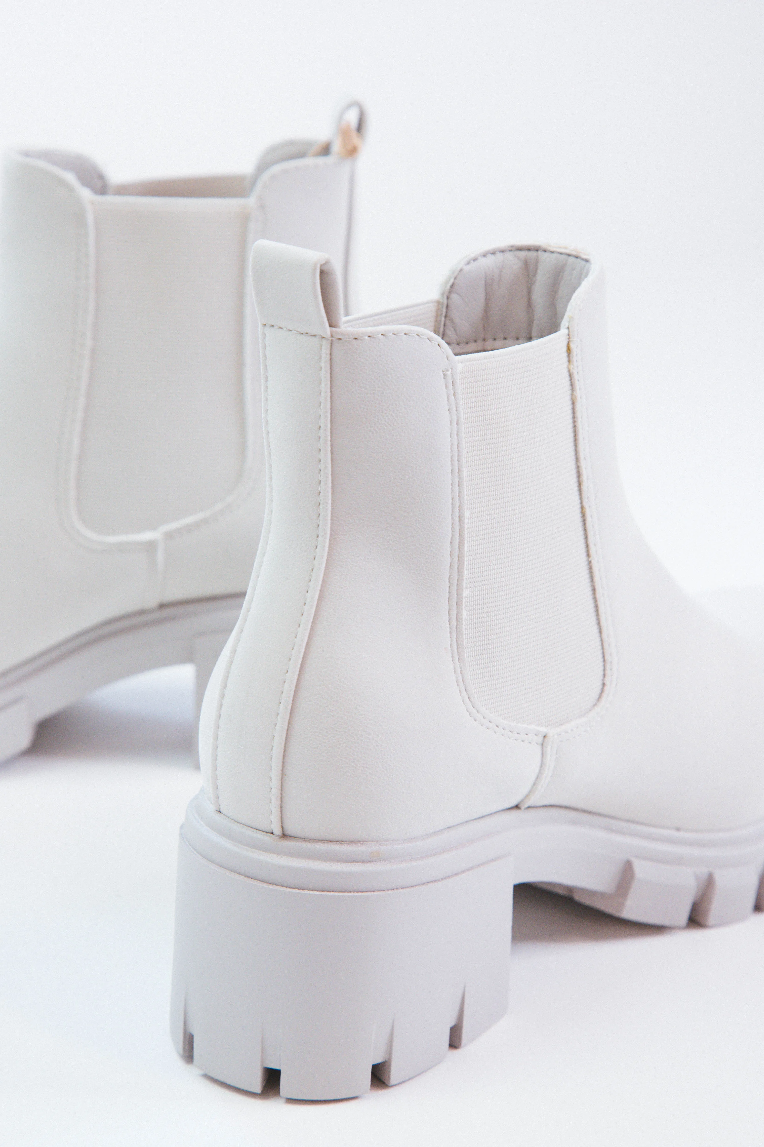 Ivy Pull on Chelsea Lug Sole Bootie, Off White sold by North & Main Clothing Company product image thumbnail 3