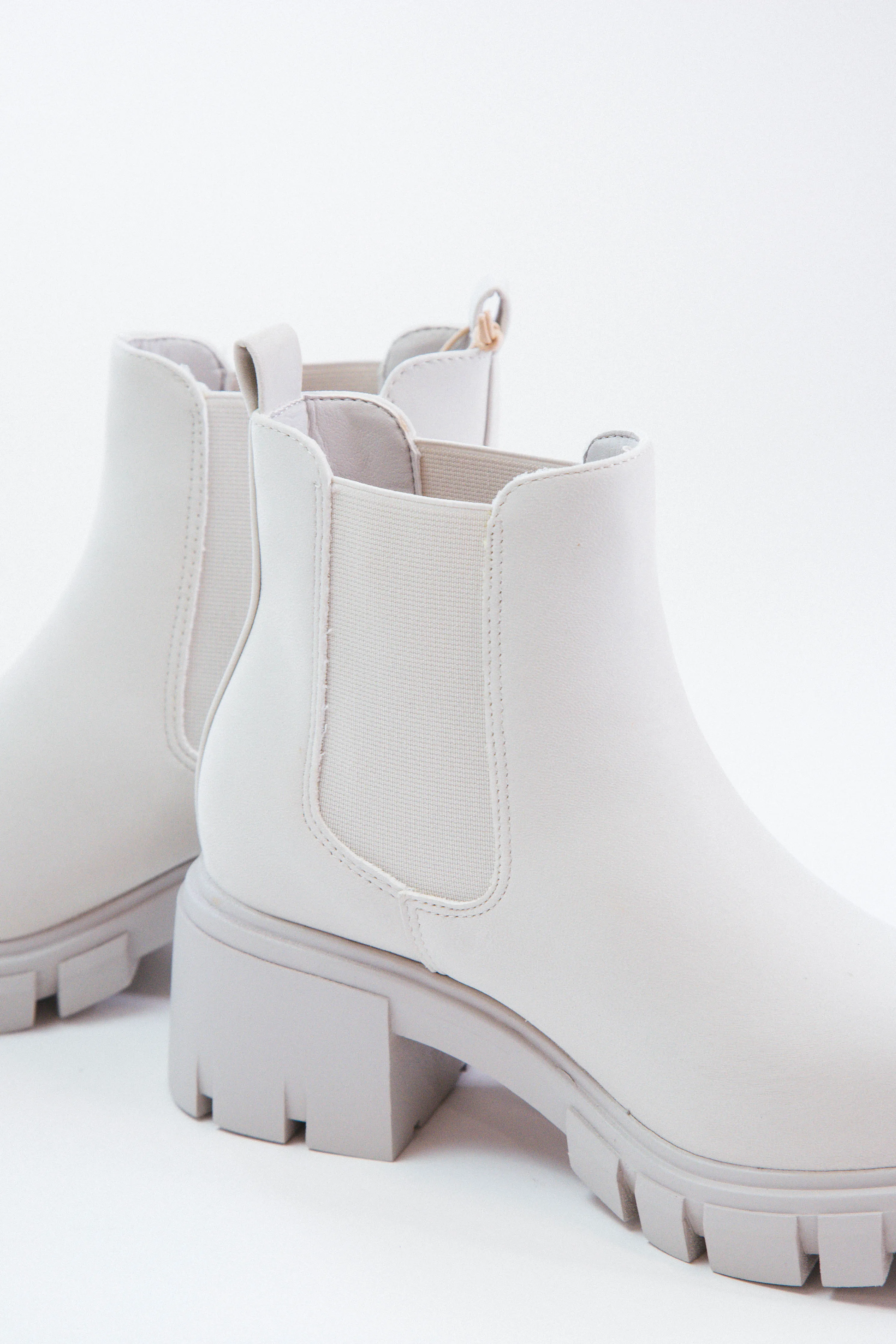 Ivy Pull on Chelsea Lug Sole Bootie, Off White sold by North & Main Clothing Company product image thumbnail 2