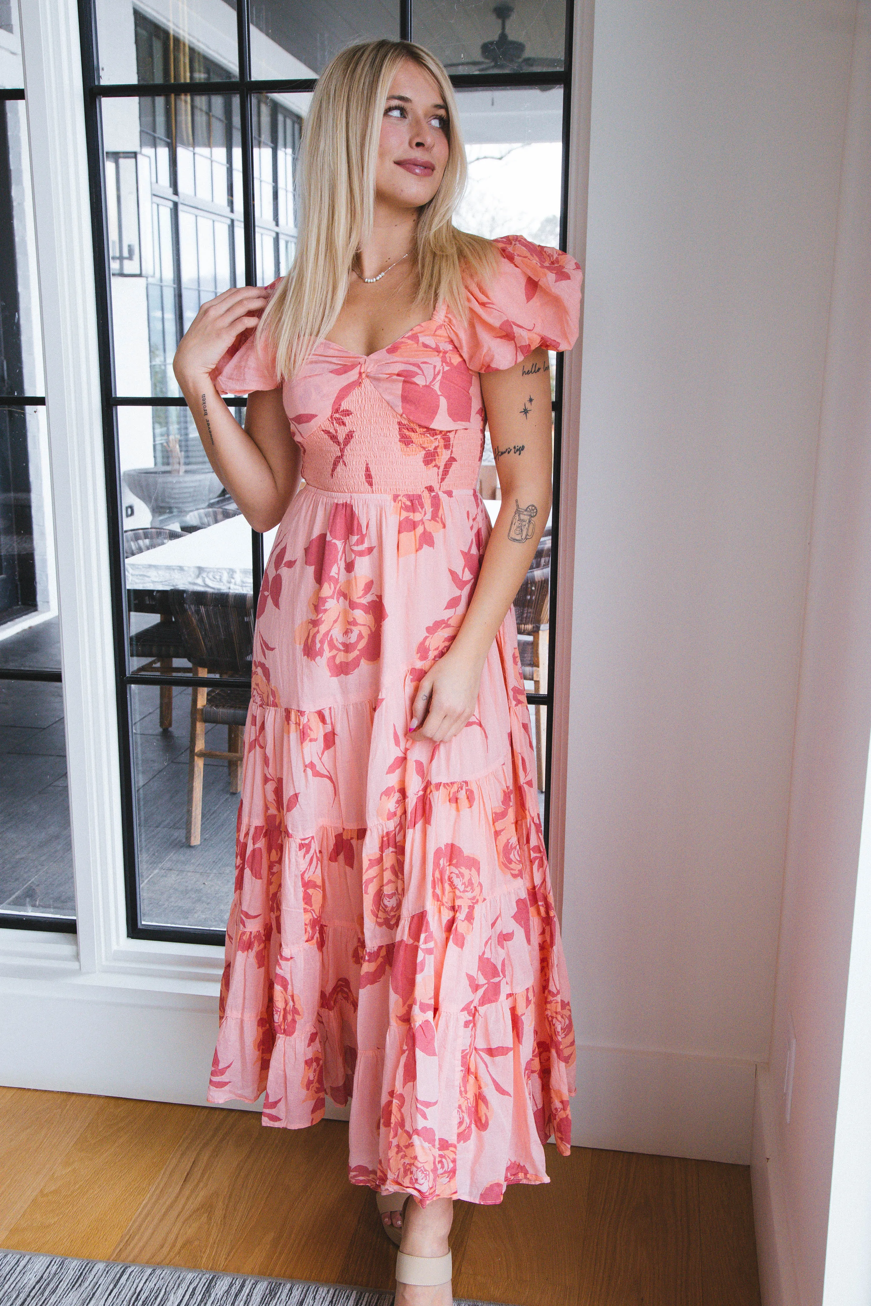 Sundrenched Maxi Dress, Pinky Combo | Free People sold by North & Main Clothing Company product image thumbnail 4