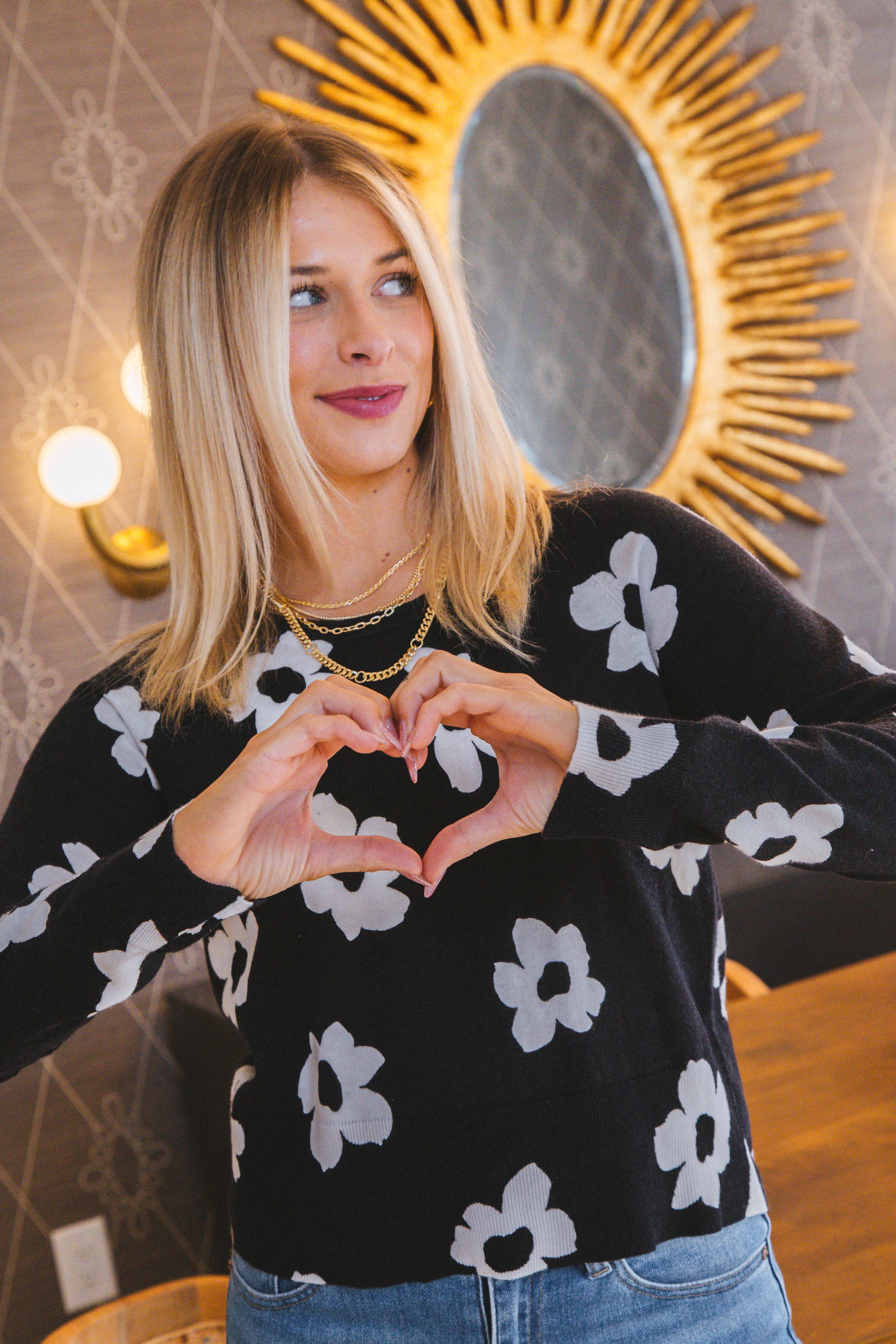 All Day Long Sweater, Flower Pop | Sanctuary sold by North & Main Clothing Company product image thumbnail 3