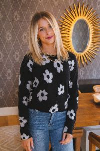 All Day Long Sweater, Flower Pop | Sanctuary sold by North & Main Clothing Company