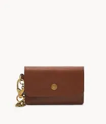 Valerie Card Case, Brown | FOSSIL sold by North & Main Clothing Company