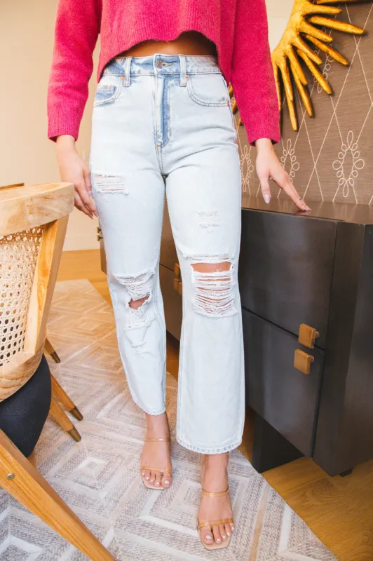 Kiara Classic Straight Jeans, Super Light made by Sneak Peek