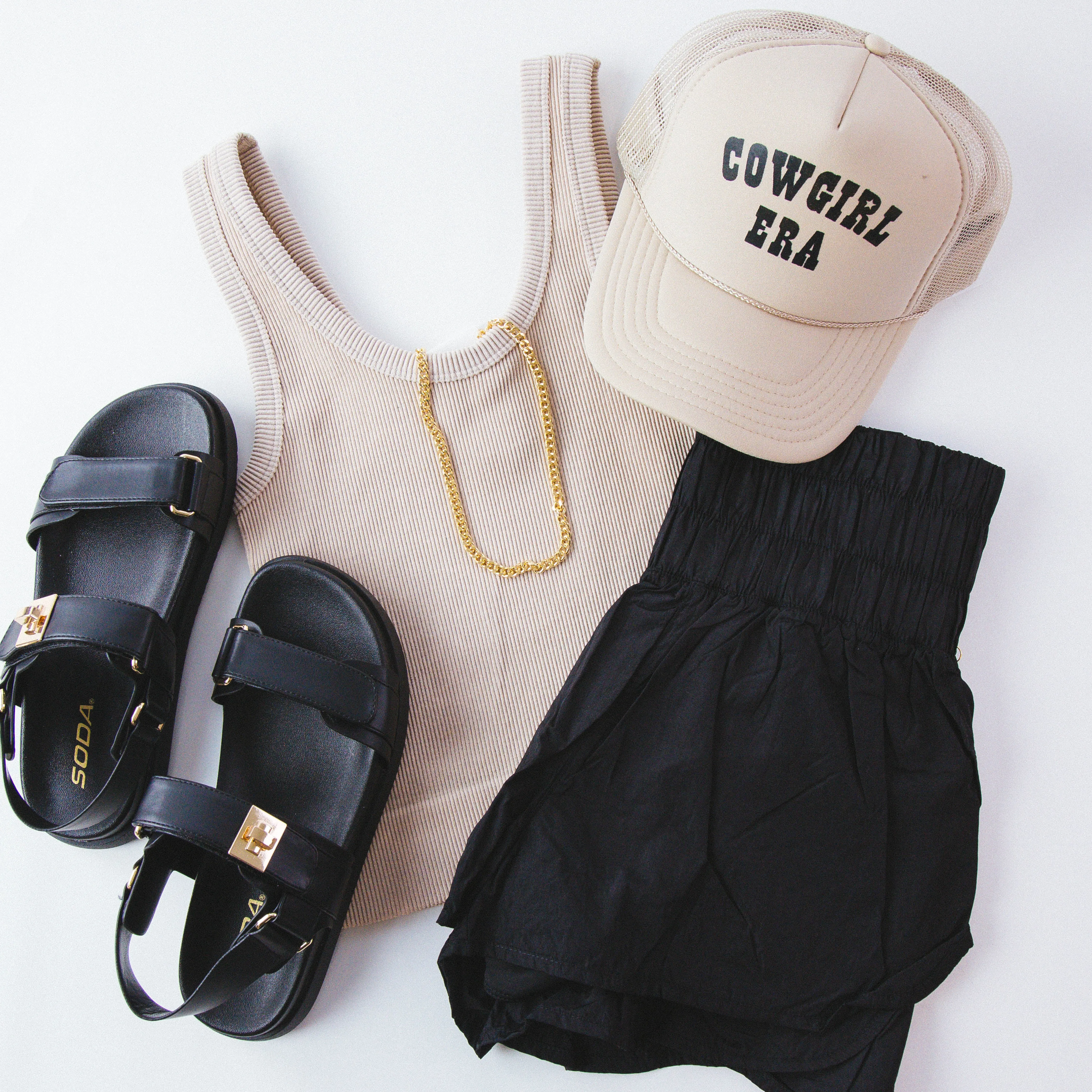 Cowgirl Era Trucker Hat, Tan sold by North & Main Clothing Company product image thumbnail 2