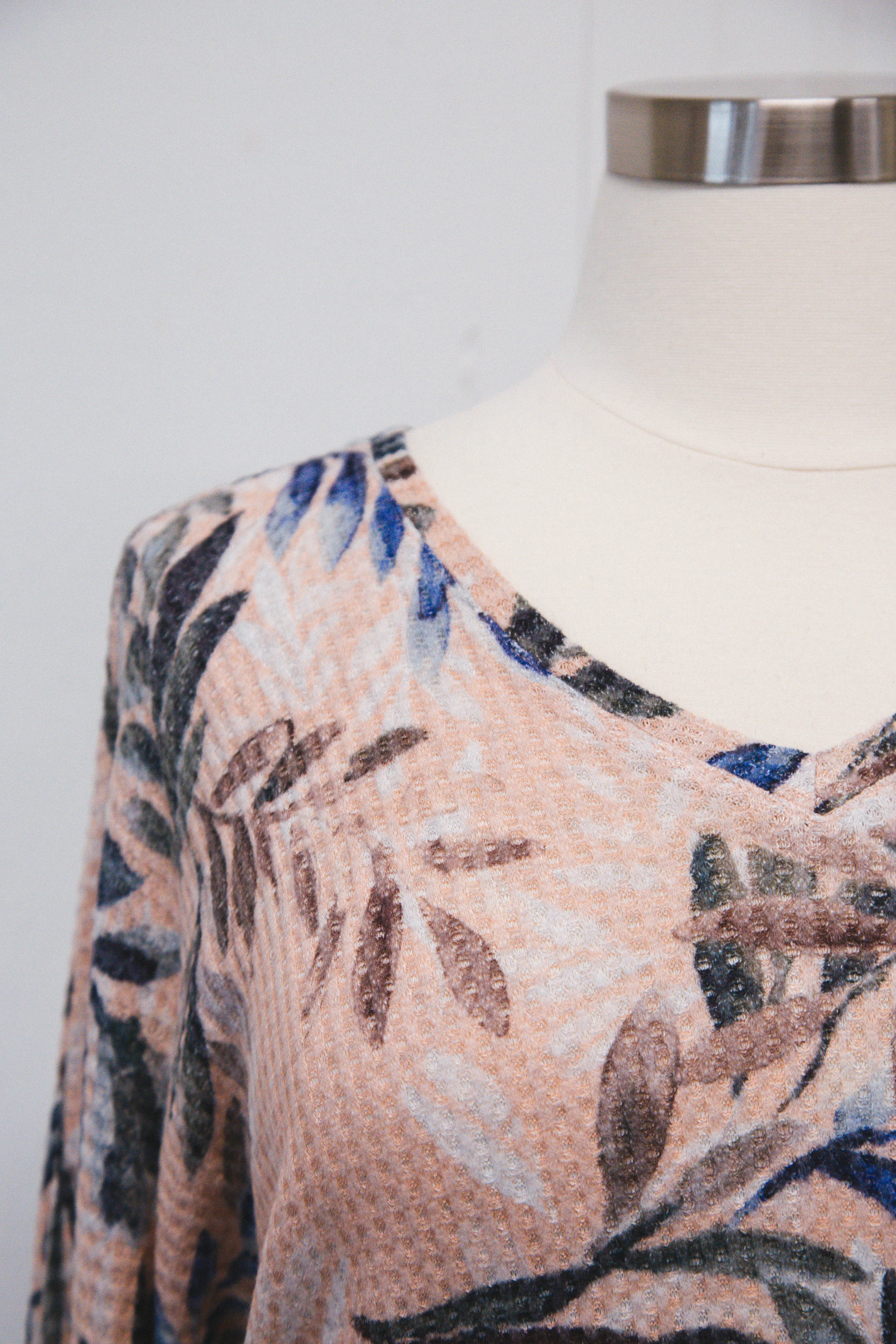 Rosalie Tie Hem Top, Rose Quartz | Democracy | Extended Sizes Available sold by North & Main Clothing Company product image thumbnail 2