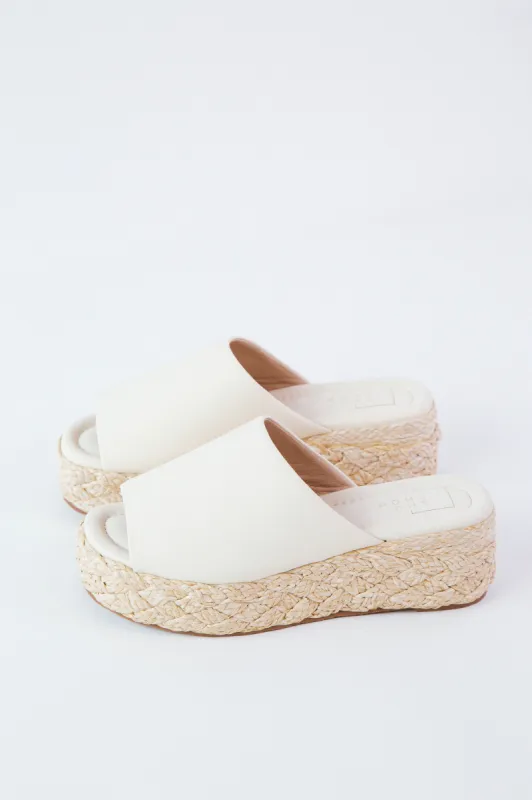 Lizzie Jute Wedge Espadrille Sandal, Bone | ShuShop sold by North & Main Clothing Company