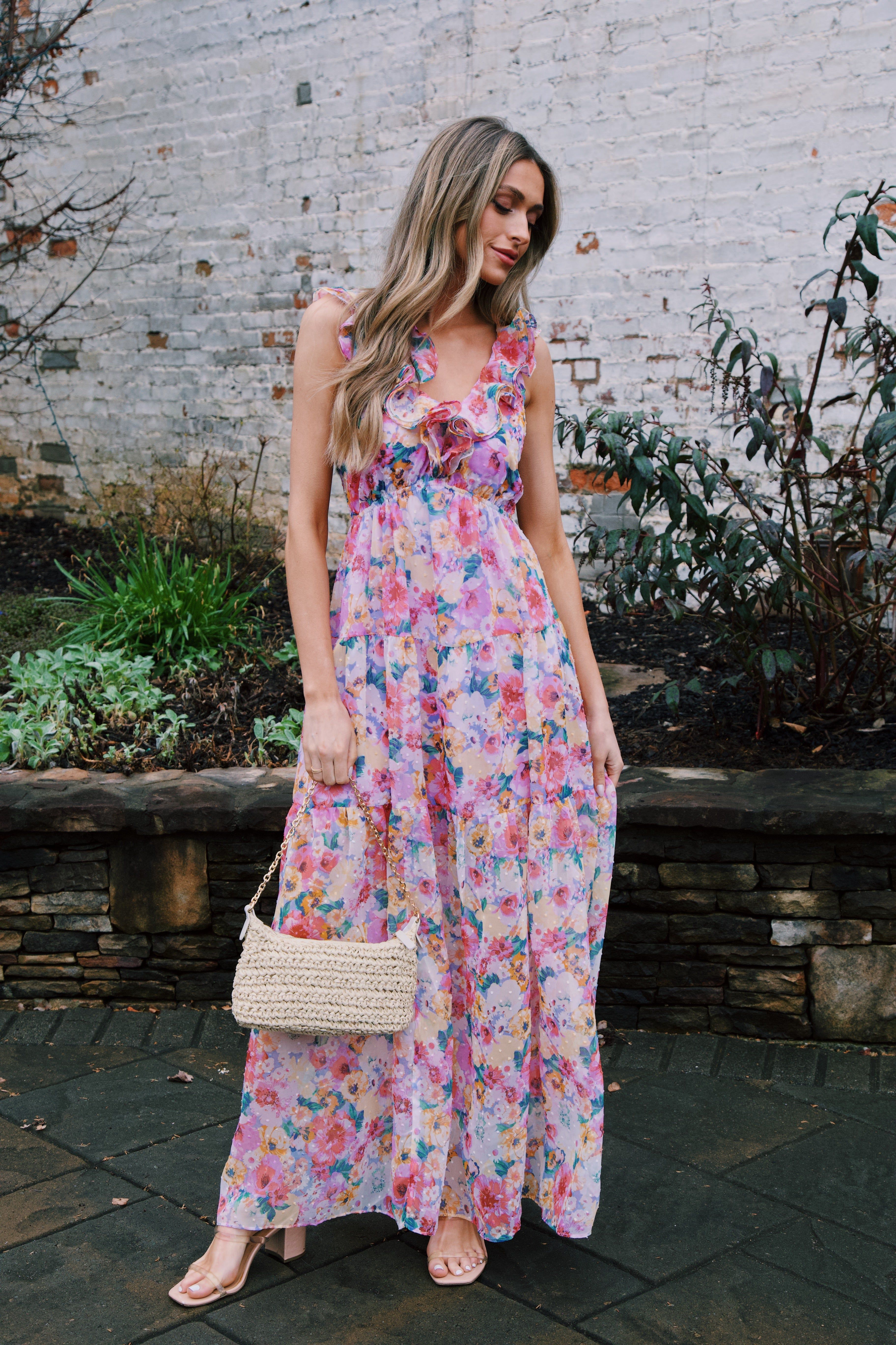 Buffy Floral Maxi Dress, Estate | Buddy Love sold by North & Main Clothing Company product image thumbnail 2