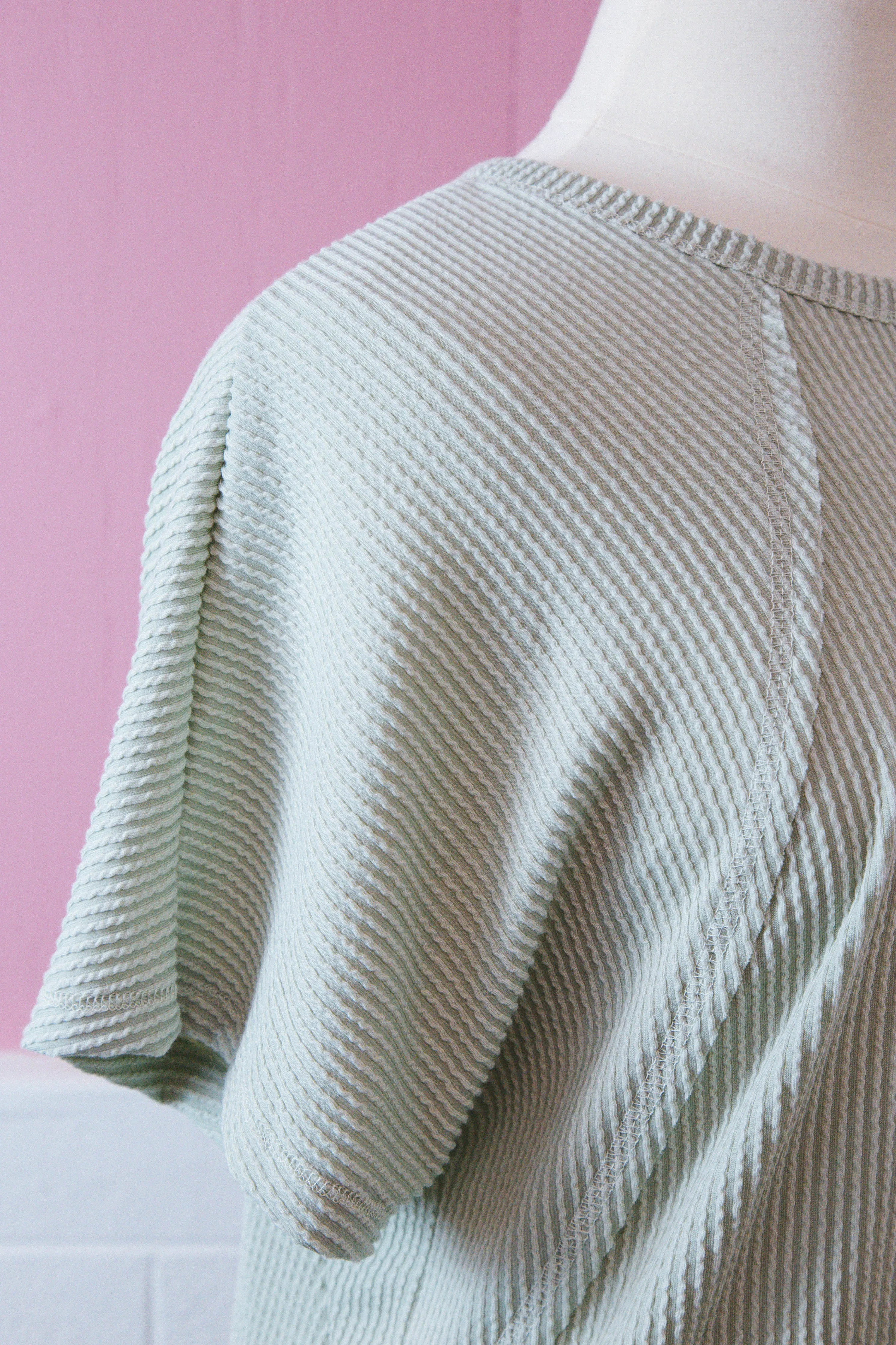 Lila Dolman Sleeve Ribbed Top, Sage | Plus Size sold by North & Main Clothing Company product image thumbnail 4