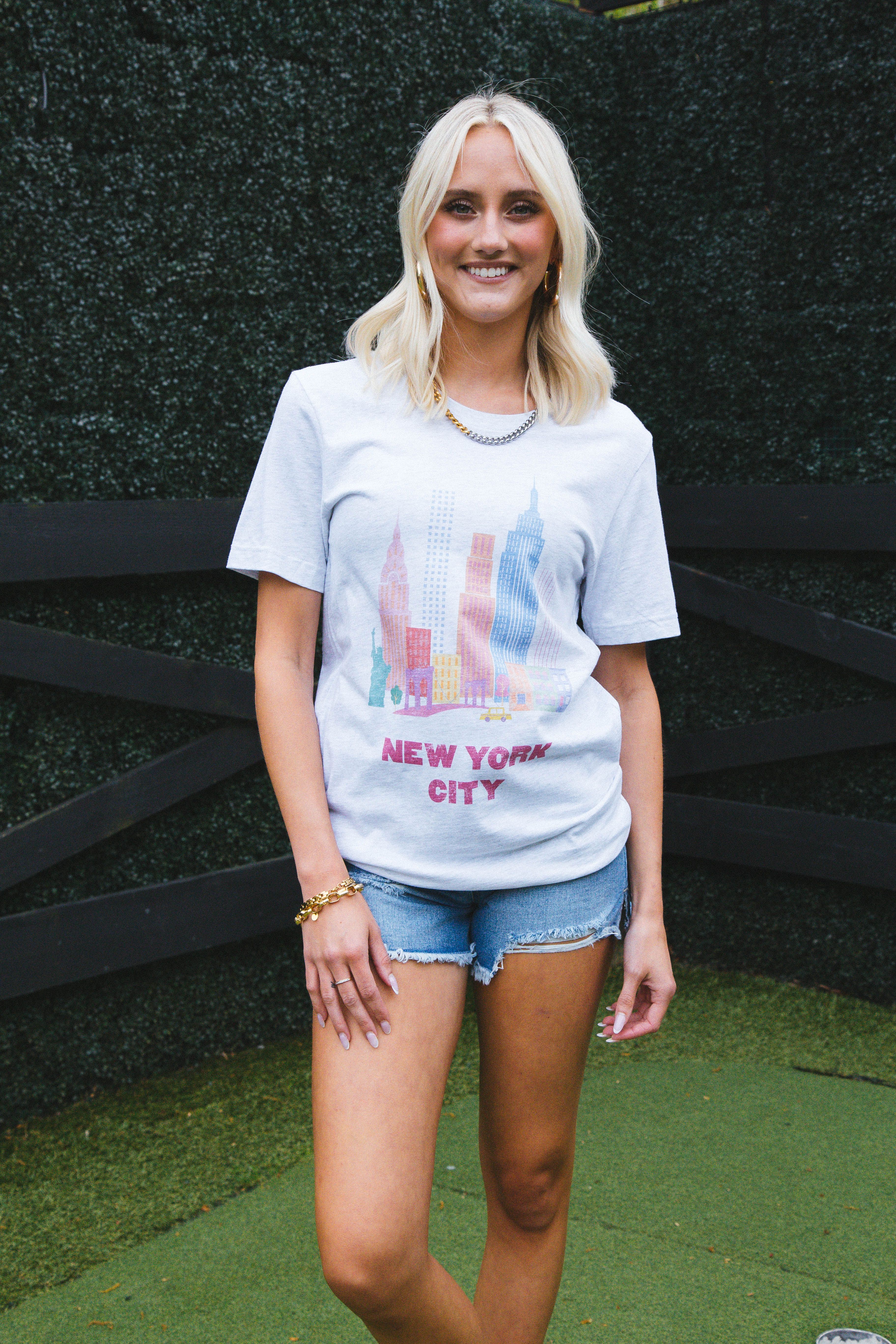 New York City Graphic Tee, Ash sold by North & Main Clothing Company product image thumbnail 4