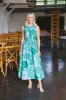 Molly Ruched Detail Midi Dress, Green sold by North & Main Clothing Company