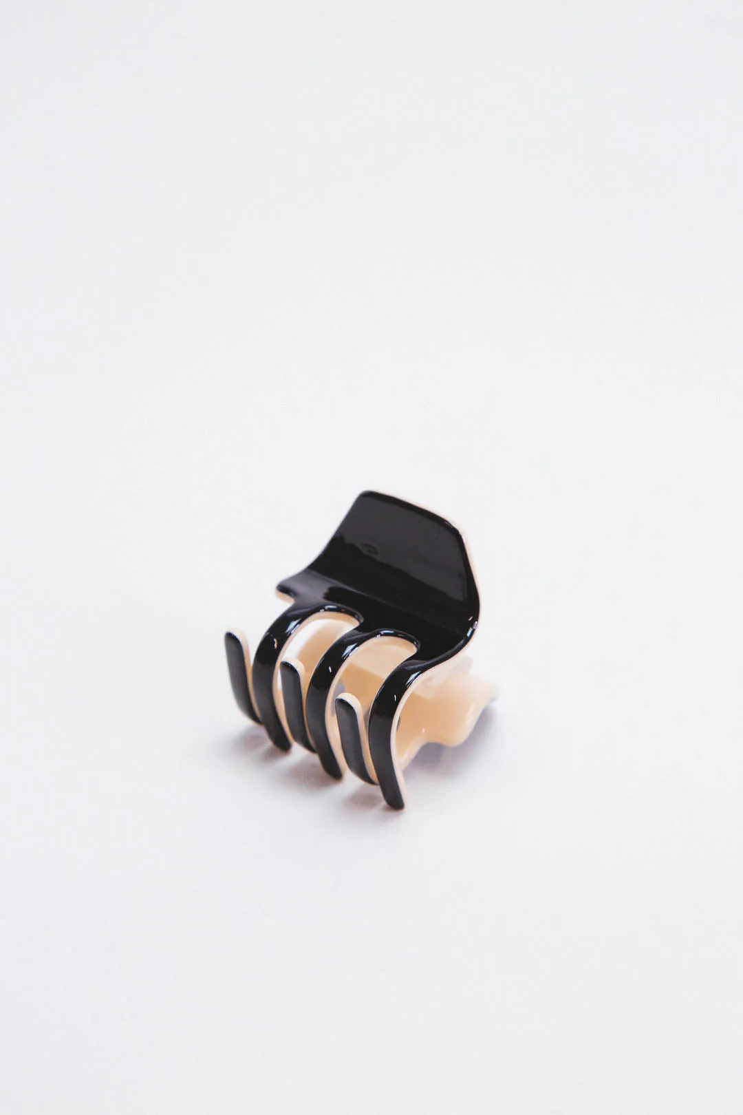 Small Resin Hair Claw, Black/Nude sold by North & Main Clothing Company