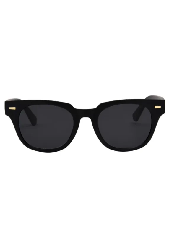Lido Polarized Lens Sunglasses, Black/Smoke | I-SEA sold by North & Main Clothing Company