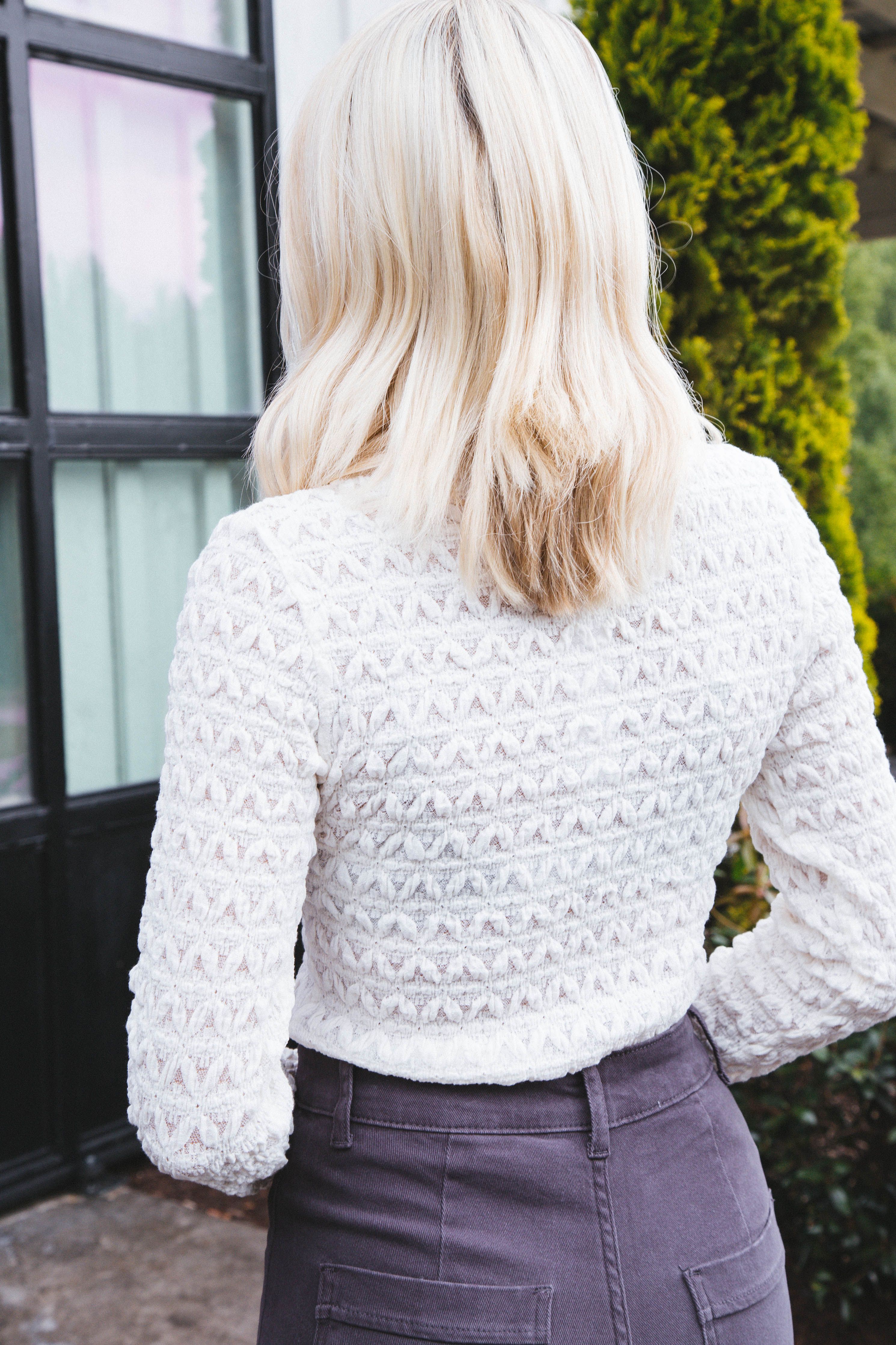 Lace Mock Neck Top, Milk | Sanctuary sold by North & Main Clothing Company product image thumbnail 5
