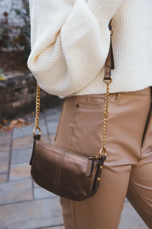 Jolie Mini Bag, Bronze | FOSSIL sold by North & Main Clothing Company