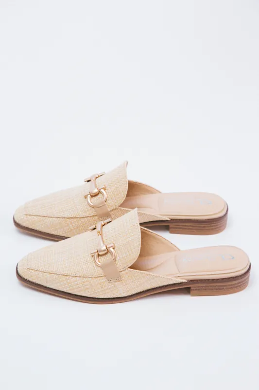 Score Straw Mule Sandal, Natural | CL by Chinese Laundry sold by North & Main Clothing Company