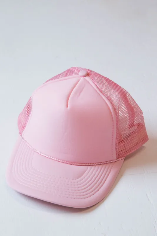 Laid Back Trucker Hat, Light Pink sold by North & Main Clothing Company