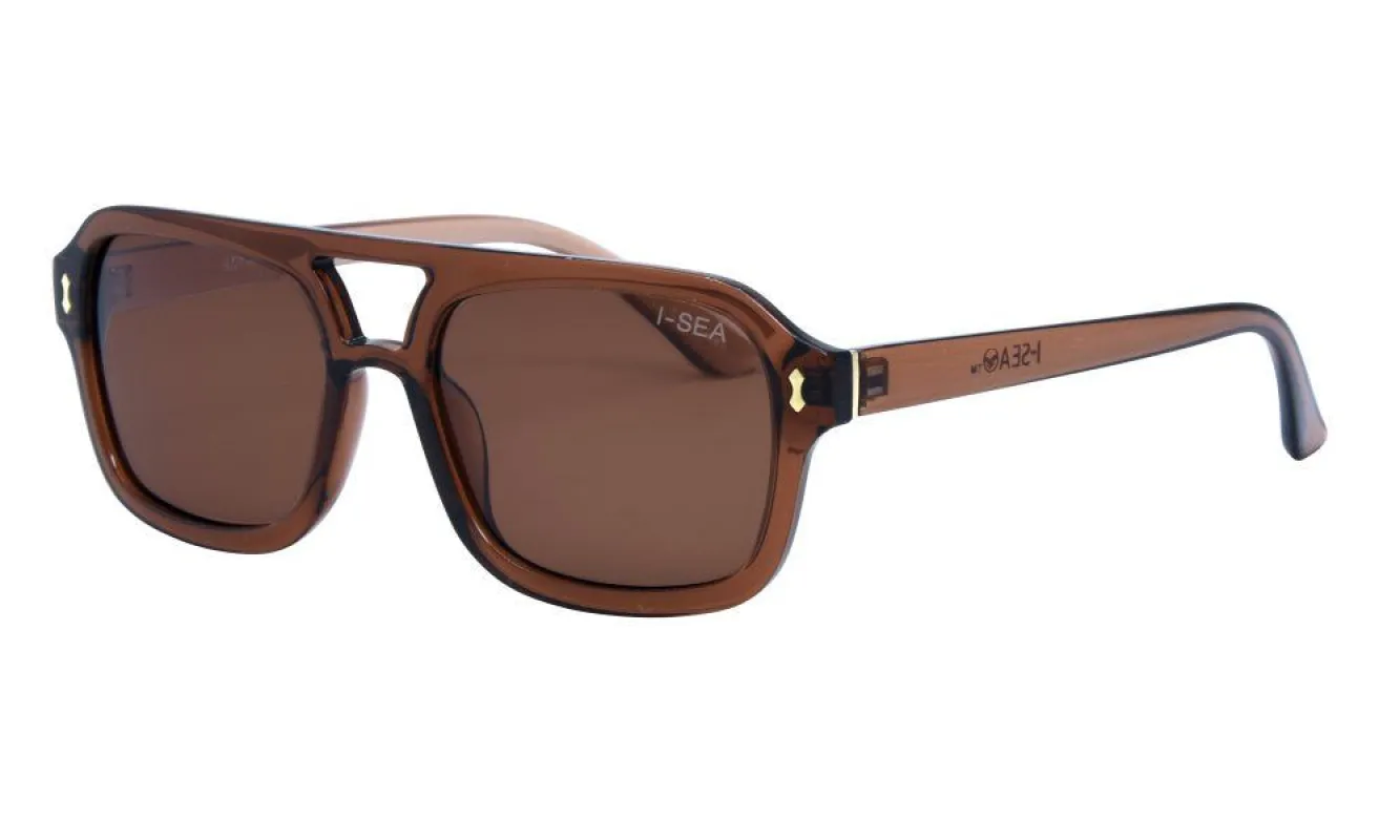 Royal Polarized Sunglasses, Taupe/Brown | I-SEA sold by North & Main Clothing Company