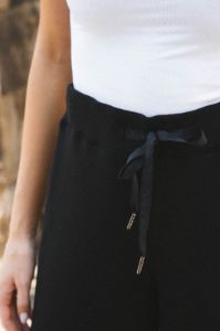 Air Essentials Wide Leg Pants, Very Black | SPANX sold by North & Main Clothing Company