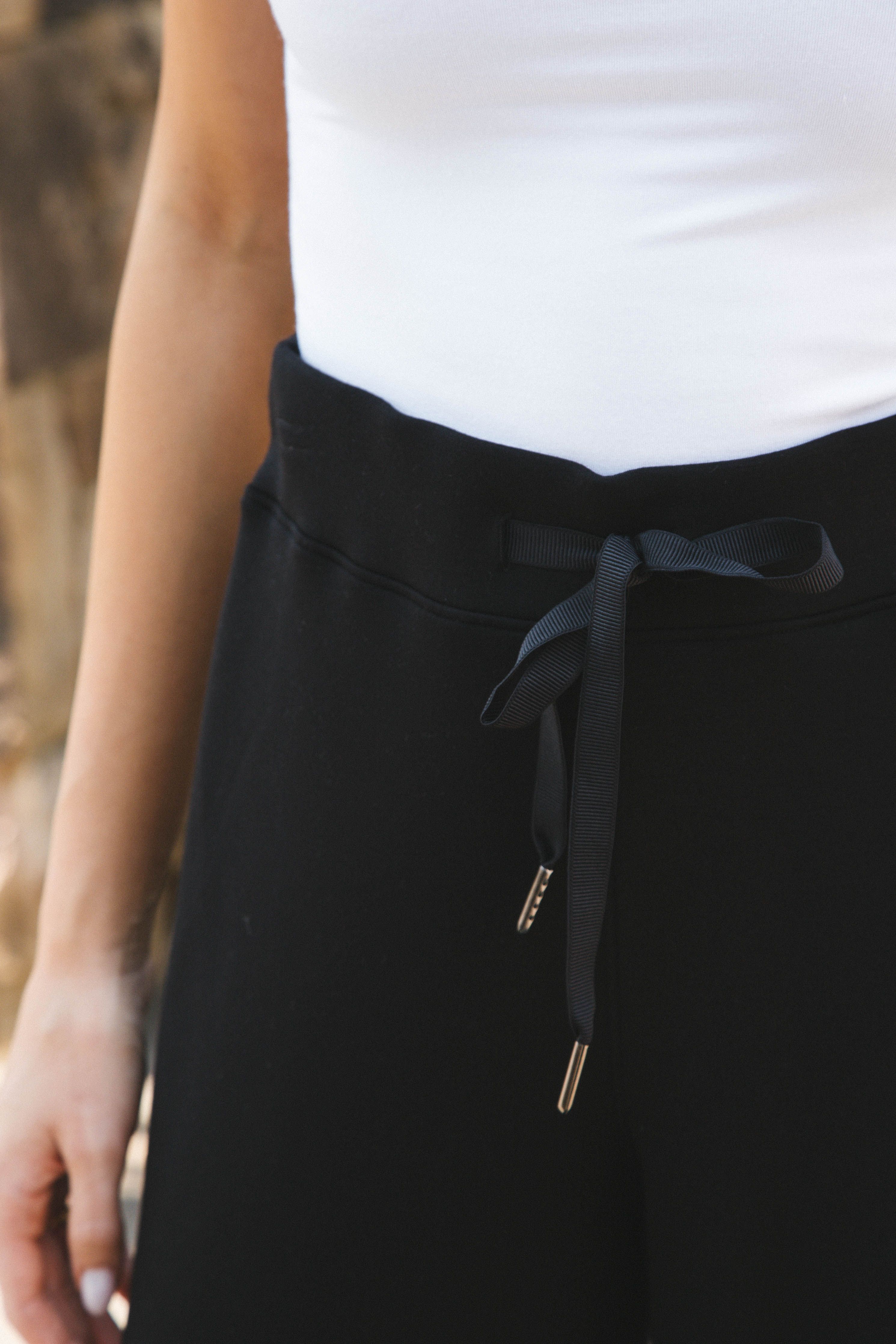 Air Essentials Wide Leg Pants, Very Black | SPANX sold by North & Main Clothing Company product image thumbnail 5